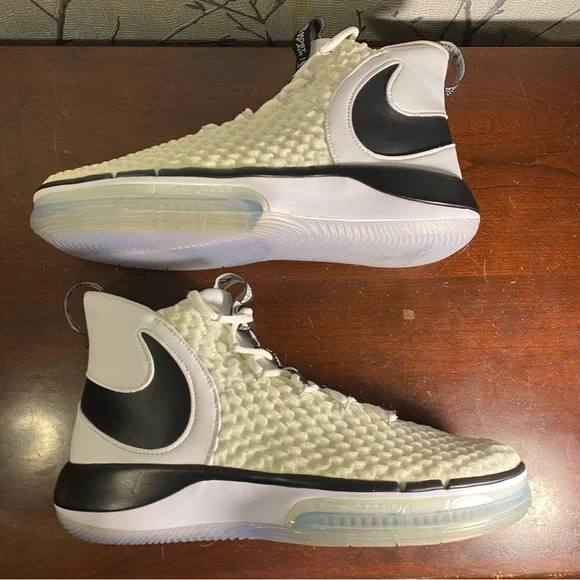 Nike AlphaDunk TB White Black High Top - Picture 2 of 8